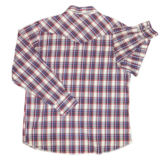 Vtg Wrangler Western Pearl Snap Shirt - Picture 10 of 15